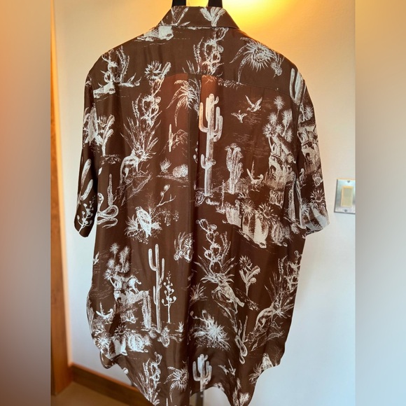 Dior x Cactus Jack oversized Silk Shirt. 2022. Size 42. SOLD OUT - Picture 2 of 4